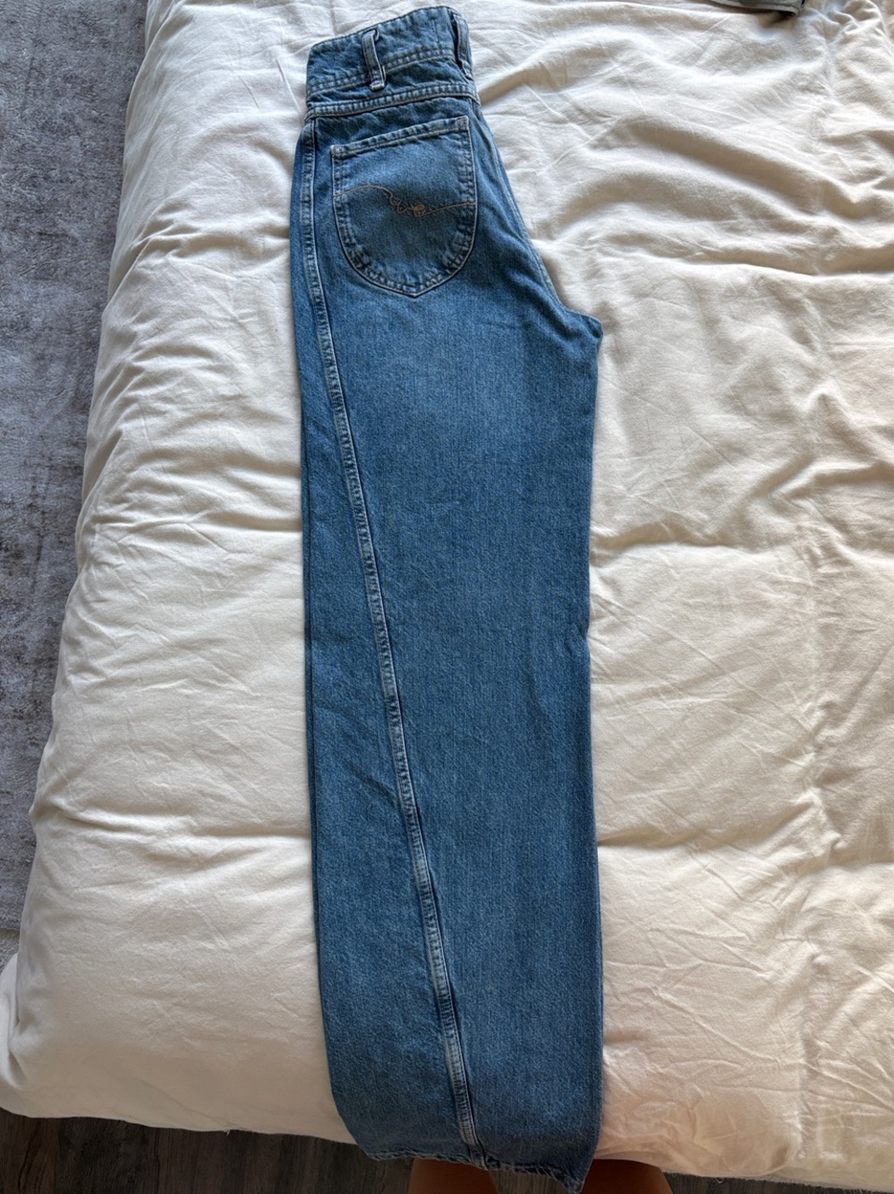 Free People Straight-Leg Midwash Jeans - Picture 3 of 6